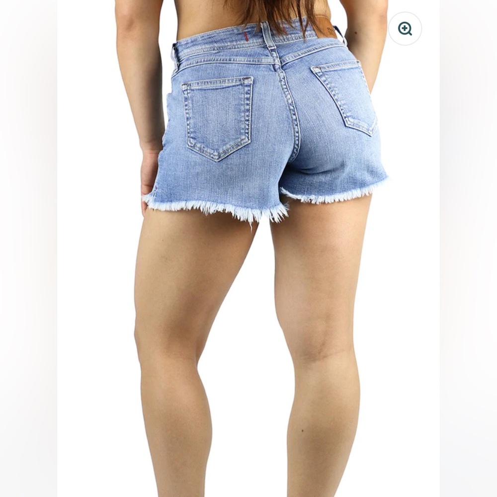 Fran Denim Ruby Loose Short, Athletic Fit